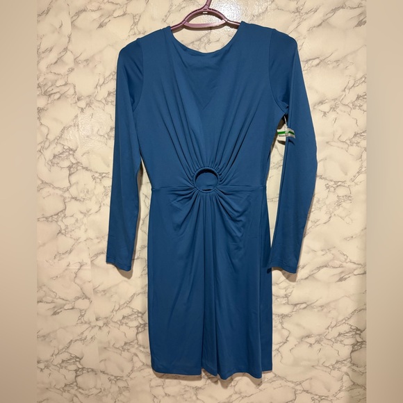 NEW Susana Monaco Taboo Center Circle Dress in Blue. Size Small. - Picture 2 of 7
